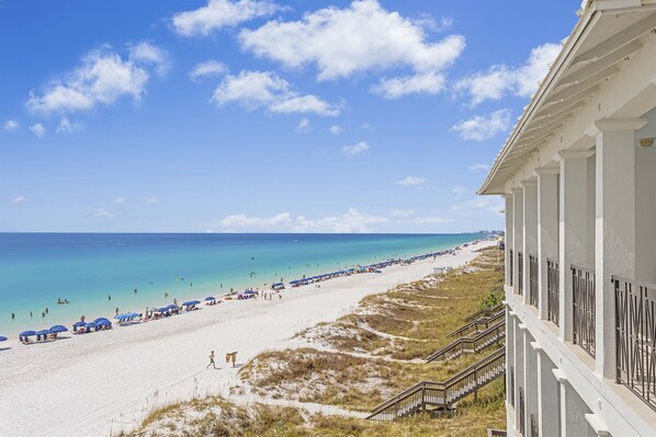 The pristine Emerald Coast - As Van Morrison said, "Smell the sea and feel the sky. Let your soul and spirit fly.” There's something about these views and salty sea air - Come and Relax!