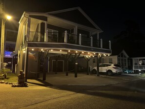 Night view of home from street