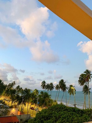 Vista a la playa o el mar