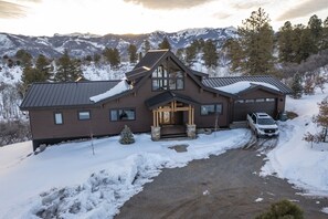 Front of Home in winter