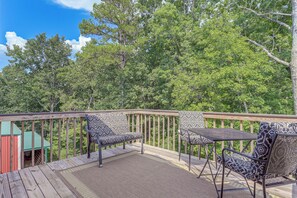 Back Deck | Peaceful Ranch Setting | Shared Pool Area