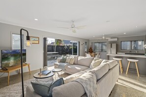 Open plan living area