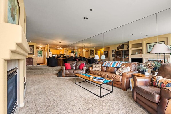 Living Room with Fireplace
