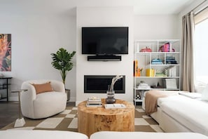 Living area with Smart TV