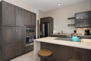 Kitchen with Induction Stove Top
