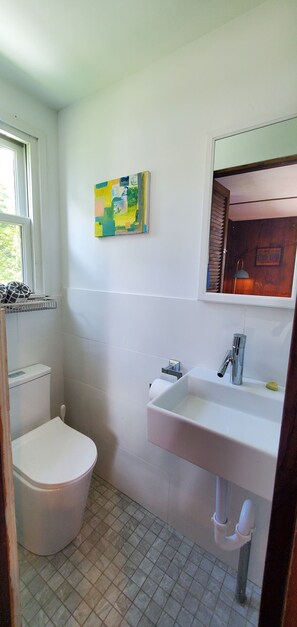 Private mini bathroom for primary bedroom