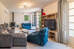 Coin TV et cheminée