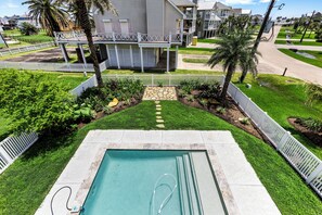 Dive into relaxation by the private pool, surrounded by lush tropical gardens!