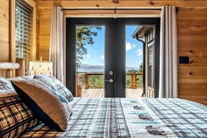 Morning views from the master bedroom