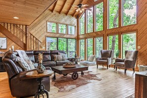 Living Room with Fireplace