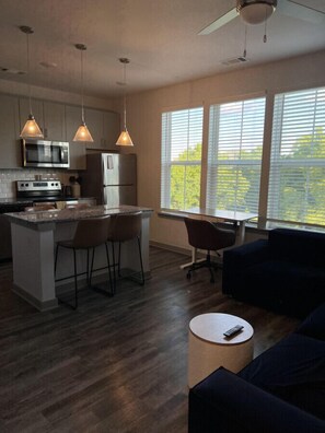 Living Room and Dining Room