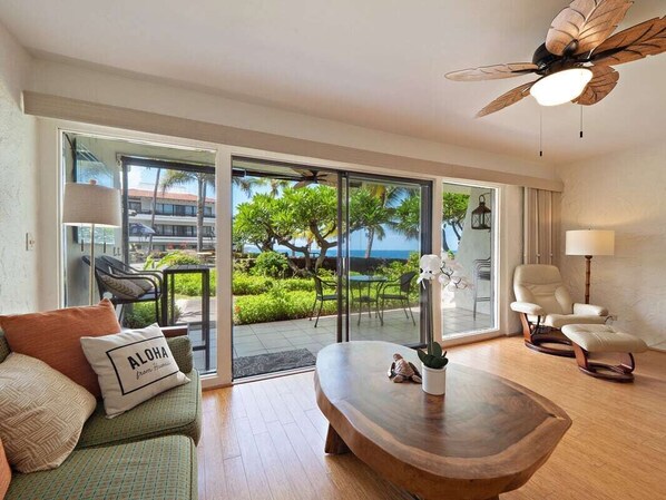 Living room looking towards Ocean