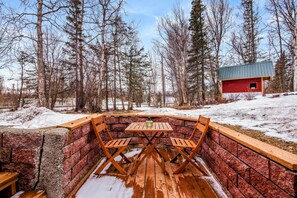 Outside seating area