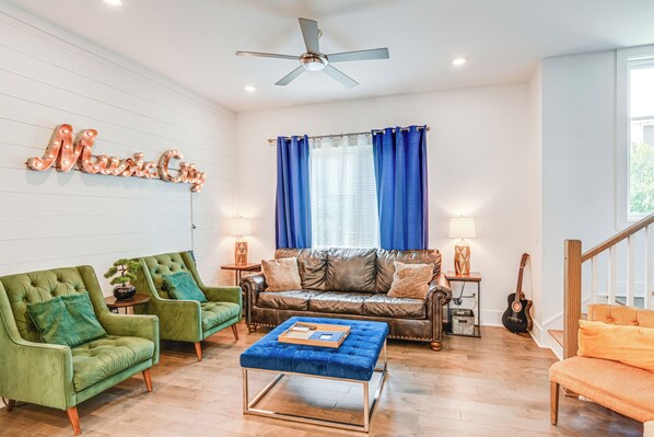 Nashville Vacation Rental | 3BR | 3BA | Stairs Required | 1,582 Sq Ft