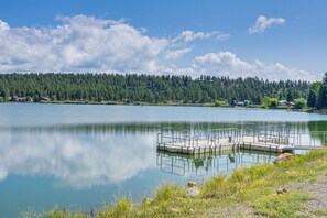 Townhome Exterior | Private Boat Slip | Lake Pagosa Access