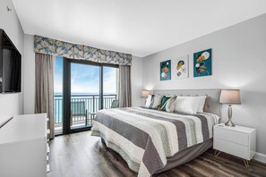 The three-bedroom, two-bathroom suite has recently been through a stunning renovation, guaranteeing a modern and revitalized ambiance during your stay.