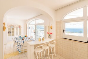 Kitchen and dining area