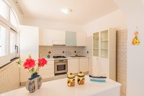 Kitchen and dining area