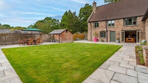 Upper Lodge's outside space is a peaceful spot for relaxing