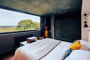 Main bedroom overlooking the views 