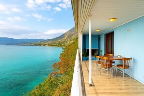 Seaview from the balcony of the property