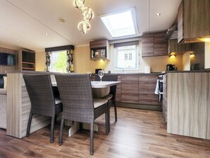 Dining Area | Pigeon Coo Lodge, Hamstead