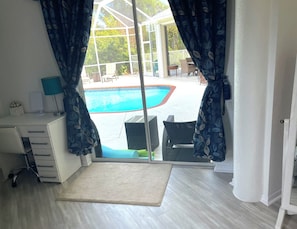 View from the master bedroom