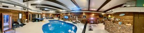 Private indoor pool and entertainment area!