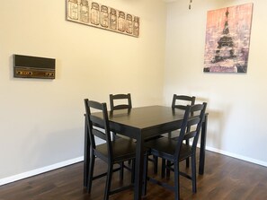 Kitchen with dining area