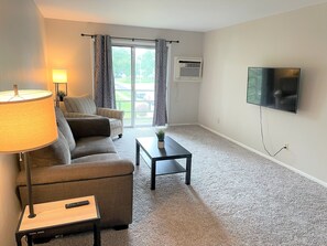 Living Room with 50" Smart TV