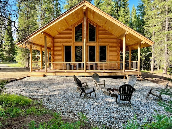 Exterior of cabin.