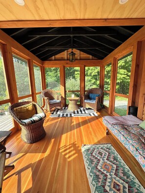 This is the screen porch - perfect for a nap!
