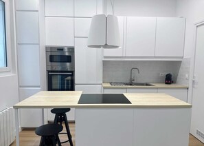 Enjoy the convenience of a fully equipped kitchen with modern amenities