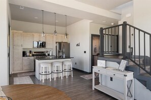 Experience open-concept living with our kitchen that flows into the dining and living areas