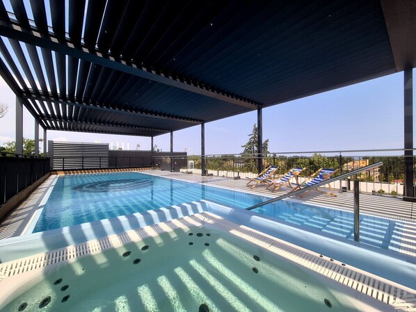 Rooftop pool