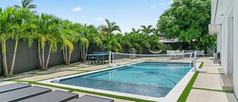 Step into the amazing luxe of our spacious pool retreat. #GreatLuxury