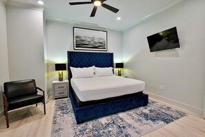Relax in luxury in each elegant bedroom