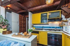 Kitchen and dining area