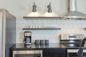 Spacious kitchen ready to take on your culinary adventures.