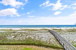 Private Beachfront Balcony View