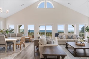 Ocean views from every angle, ideal for relaxing and enjoying the indoors.