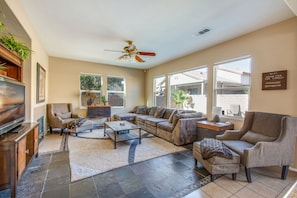 Spacious living area