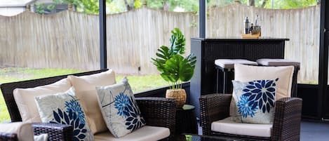 Covered patio