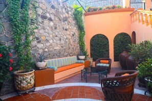 Outdoor sitting area
