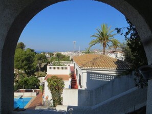 View to the sea from the living room