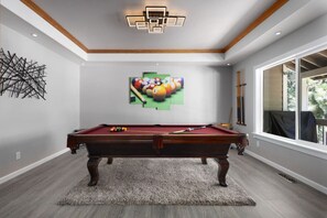 A game of pool with friends
