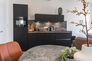 With modern appliances and a sleek design, cooking here feels like a luxury experience.