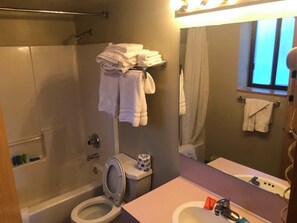 full bathroom and tub
