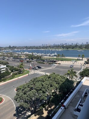 Blick von der Unterkunft