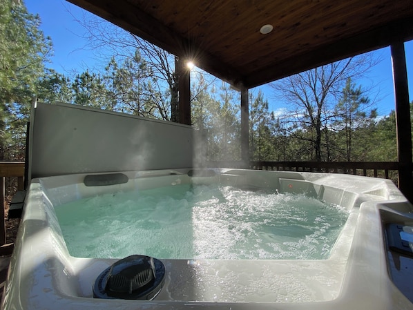 Bain à remous extérieur